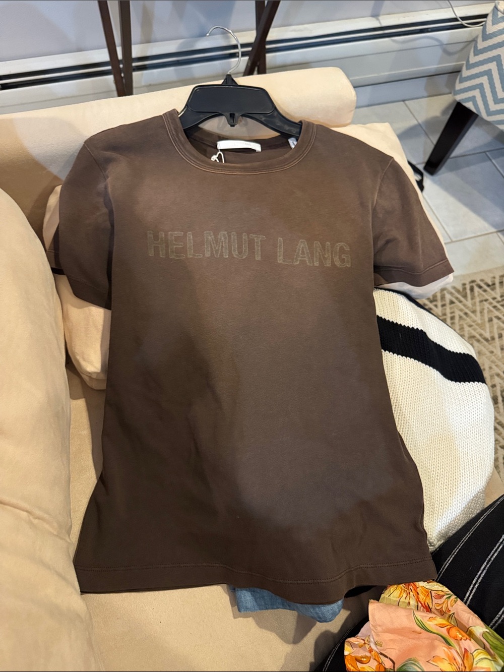 Helmut Lang Brown T shirt